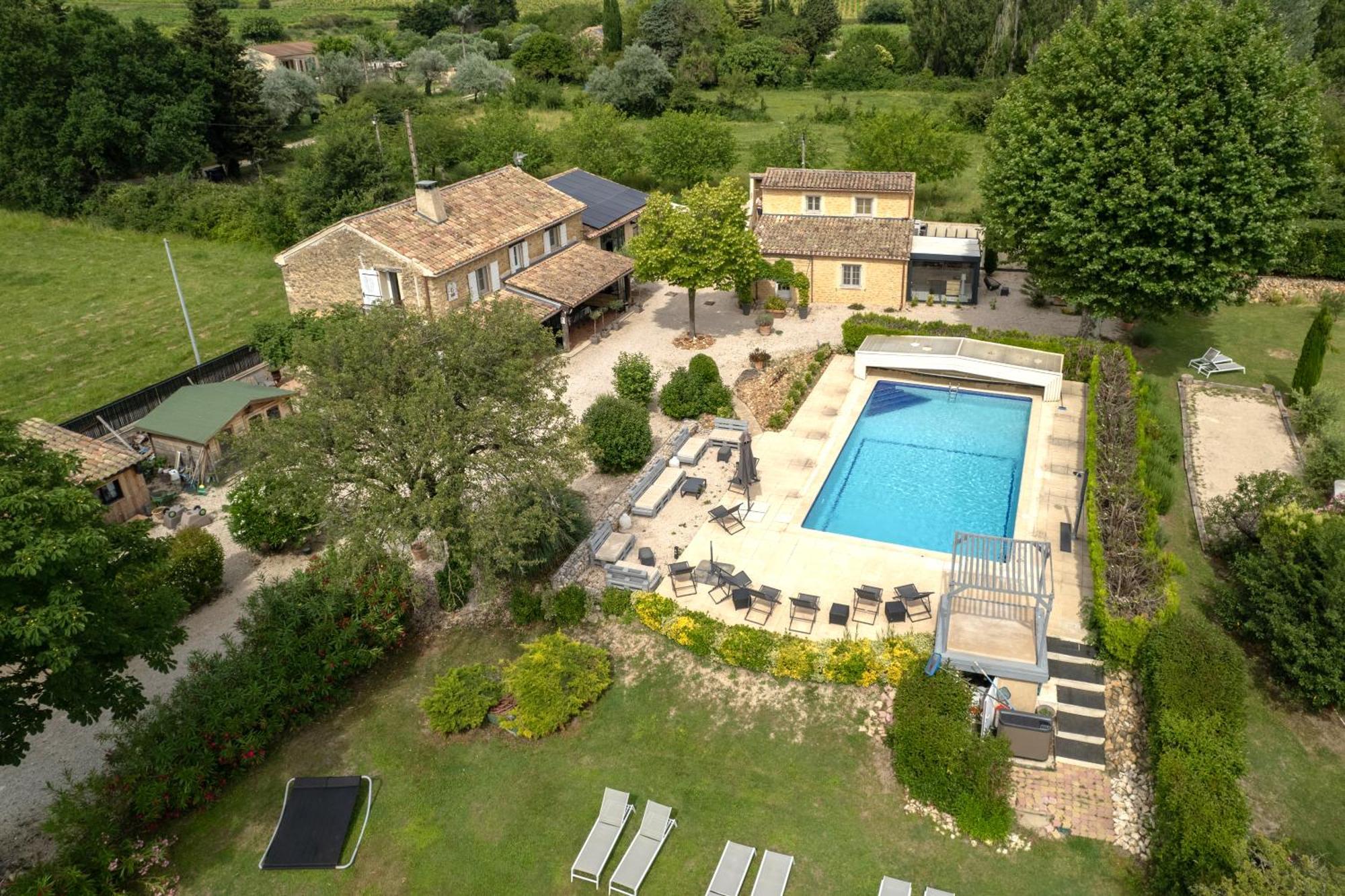 Chambres D Hotes Le Mas Julien Piscine Chauffee Adult Only Orange (Vaucluse) Exterior foto
